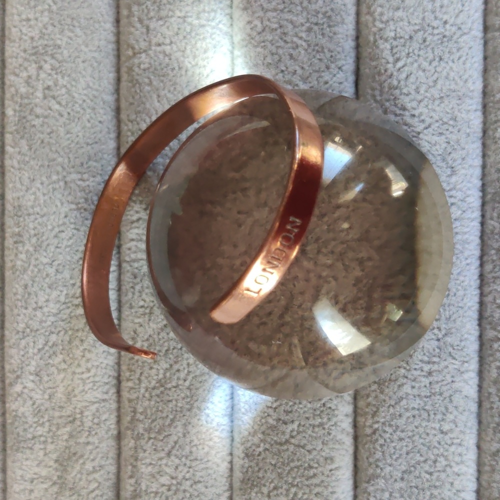 Sabona Of London Copper Bangle Bracelet